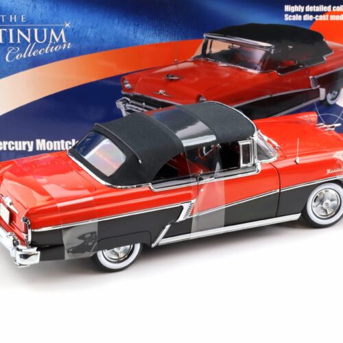 1:18 Sun Star 1956 Mercury Montclair Closed Convertible Carousel red/ Tuxedo black