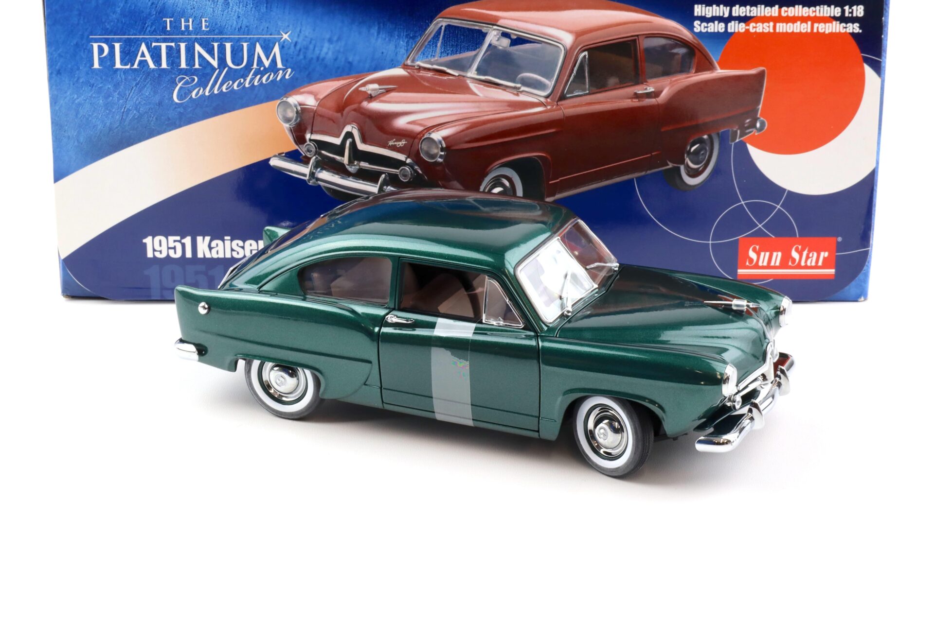 1:18 Sun Star Kaiser Henry J. 1951 Cape Verde green metallic