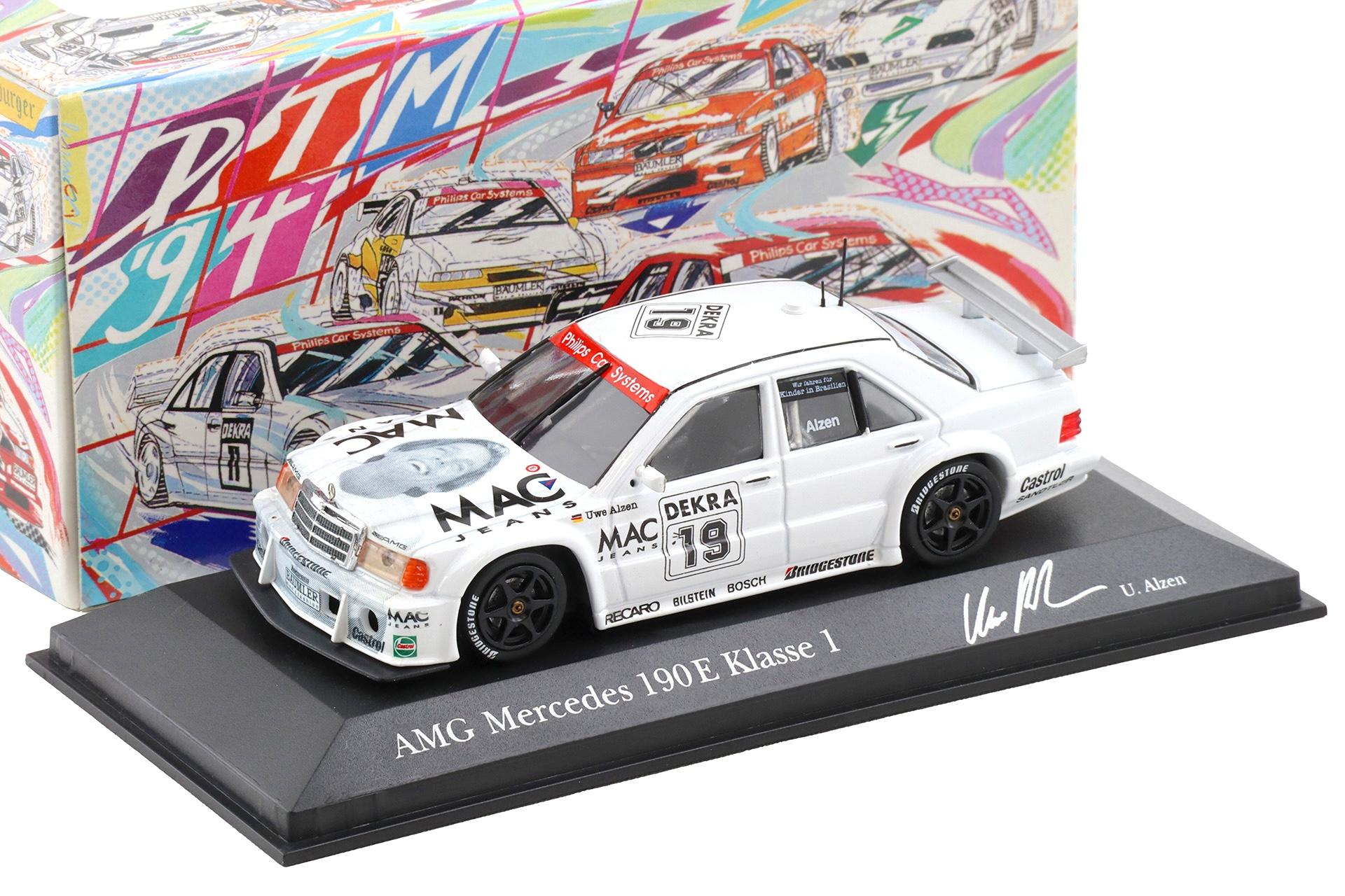 1:43 Minichamps Mercedes 190E Kl.1 DTM 1994 Team Persson #19 U.Alzen