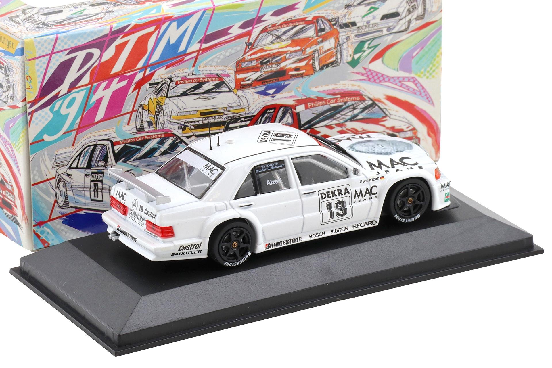 1:43 Minichamps Mercedes 190E Kl.1 DTM 1994 Team Persson #19 U.Alzen