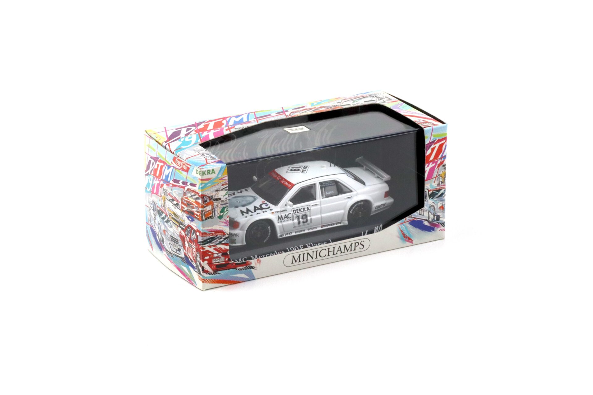 1:43 Minichamps Mercedes 190E Kl.1 DTM 1994 Team Persson #19 U.Alzen