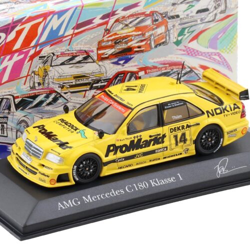 1:43 Minichamps Mercedes AMG C180 DTM 1994 Team Zakspeed #14 K.Thiim