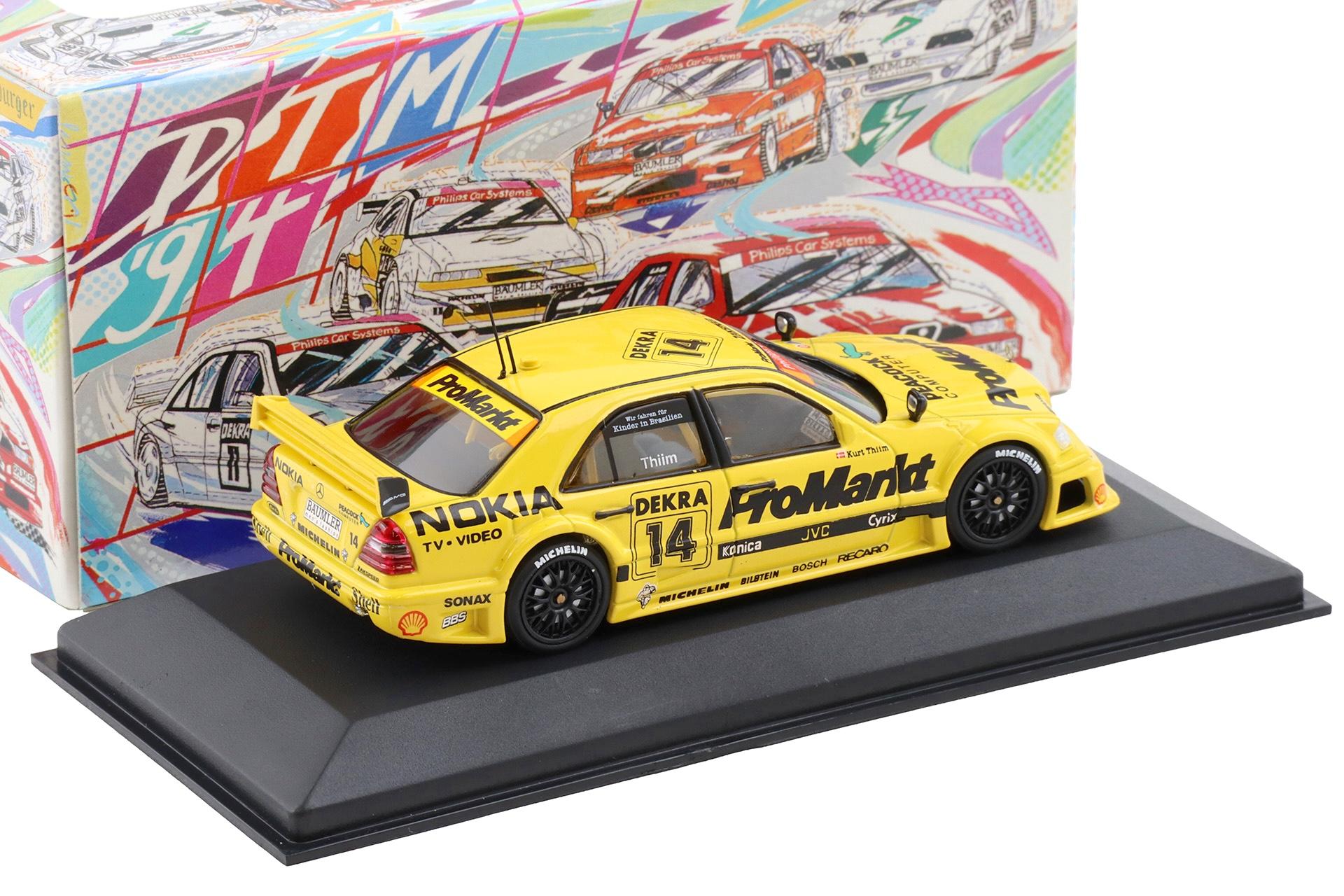1:43 Minichamps Mercedes AMG C180 DTM 1994 Team Zakspeed #14 K.Thiim