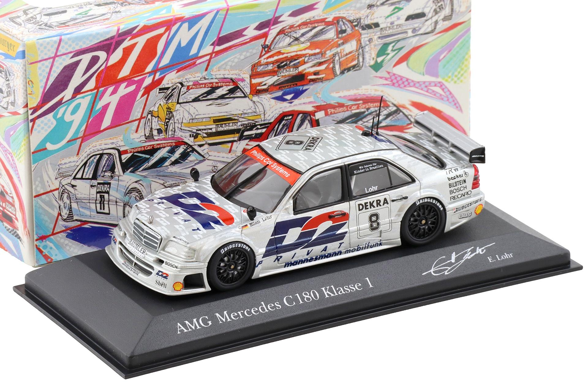 1:43 Minichamps Mercedes AMG C180 DTM 1994 Team AMG #8 E.Lohr