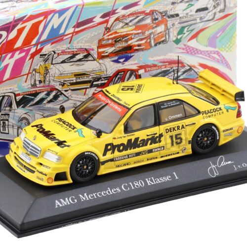 1:43 Minichamps Mercedes AMG C180 DTM 1994 Team Zakspeed #15 J.v.Ommen