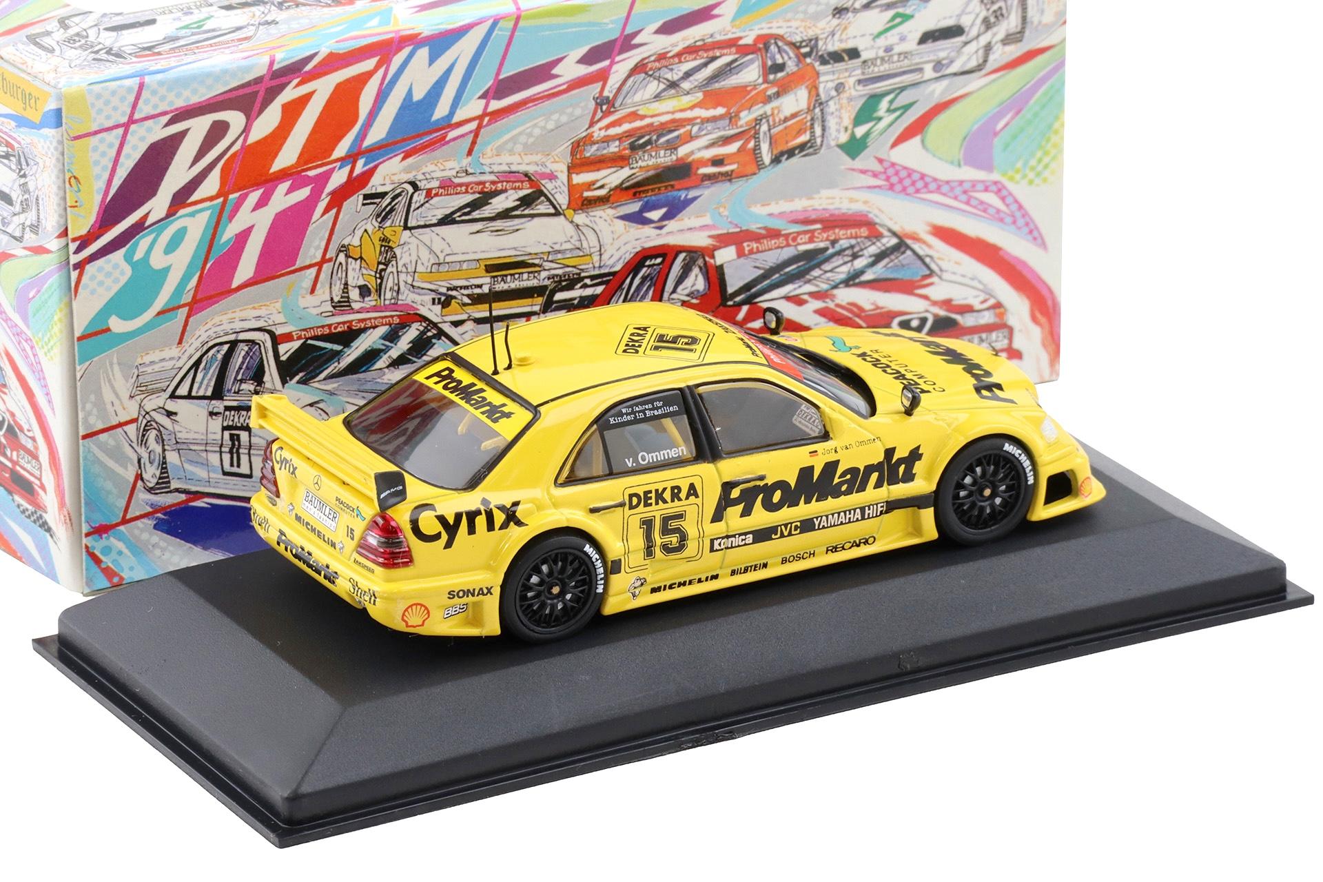 1:43 Minichamps Mercedes AMG C180 DTM 1994 Team Zakspeed #15 J.v.Ommen