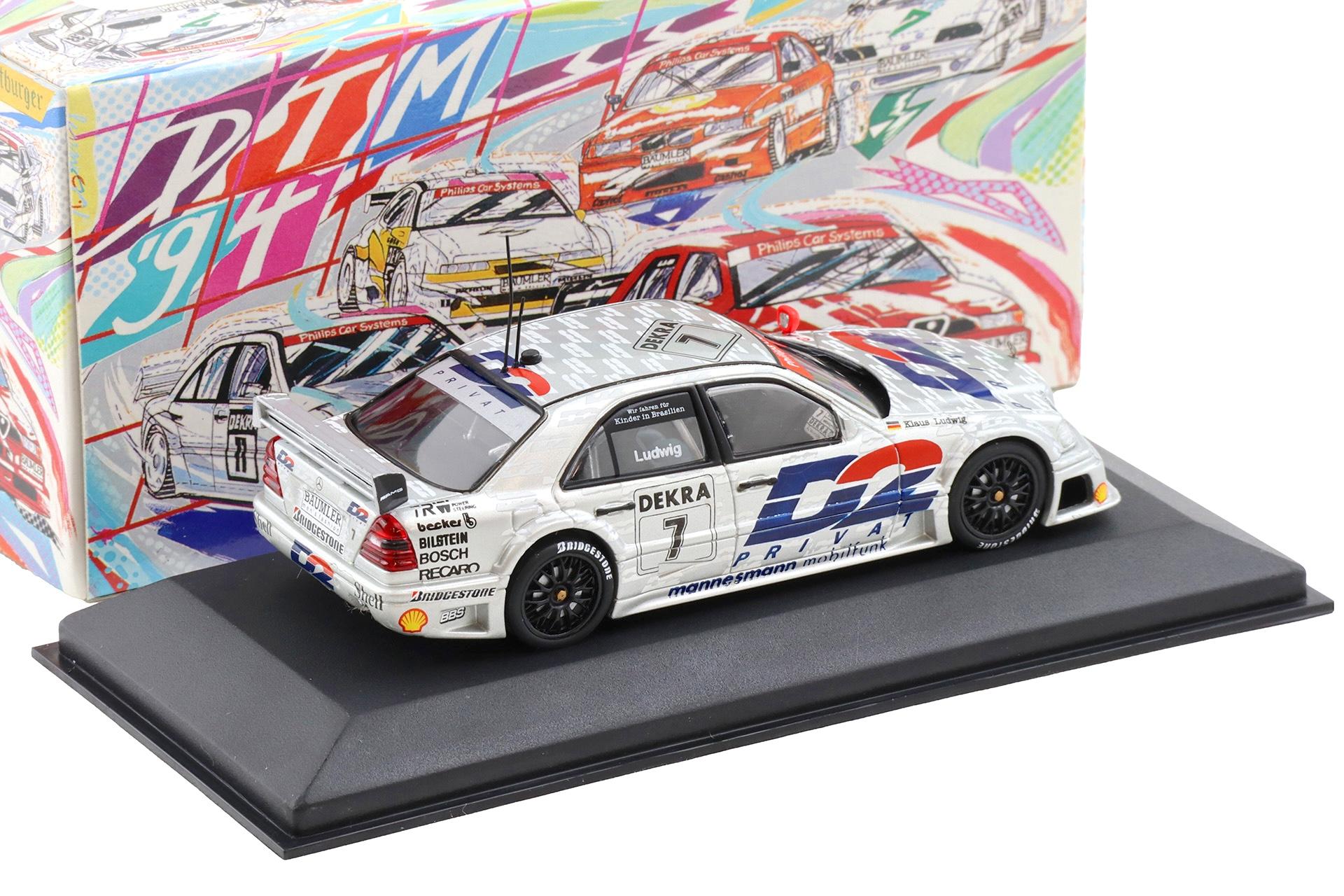 1:43 Minichamps Mercedes AMG C180 DTM 1994 Team AMG #7 K.Ludwig
