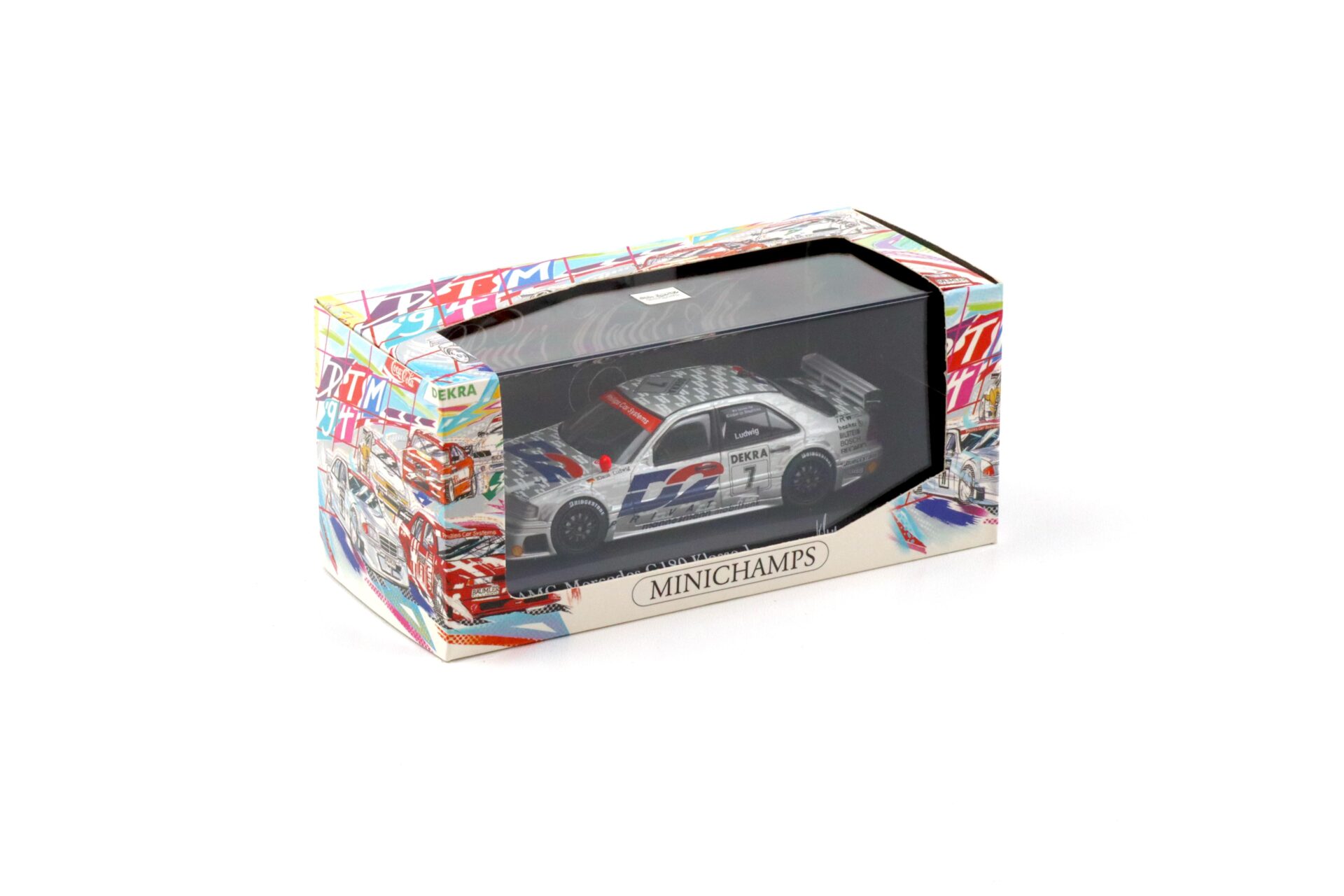 1:43 Minichamps Mercedes AMG C180 DTM 1994 Team AMG #7 K.Ludwig