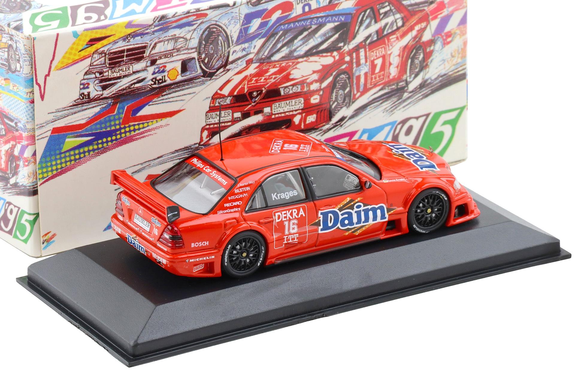 1:43 Minichamps AMG Mercedes C-Class DTM 1995 Team Zakspeed #16 L.Krages
