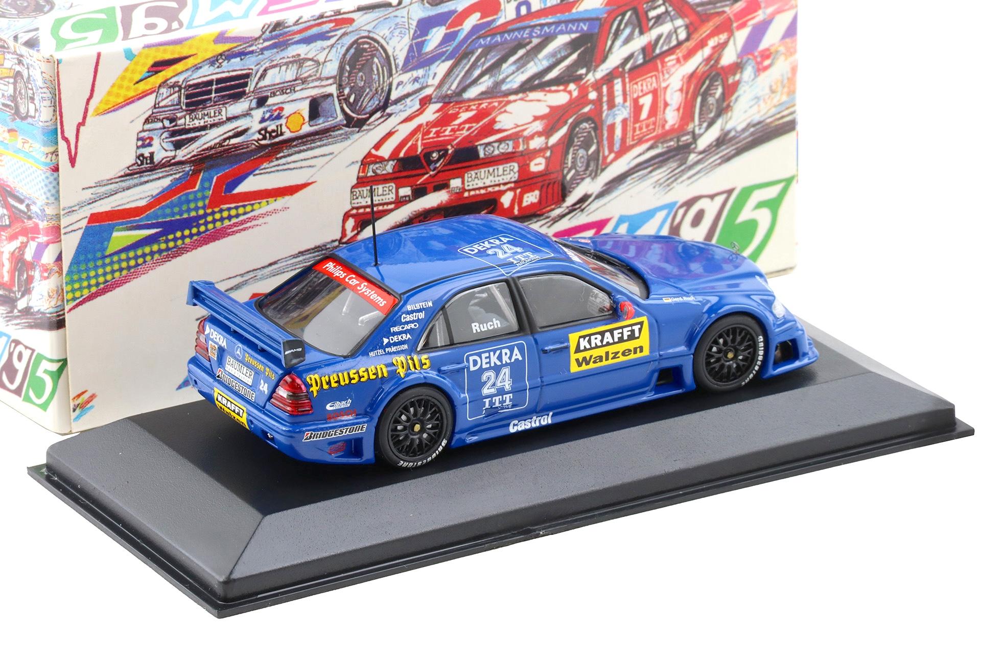 1:43 Minichamps AMG Mercedes C-Class DTM 1995 Ruch Motorsport #24 G.Ruch