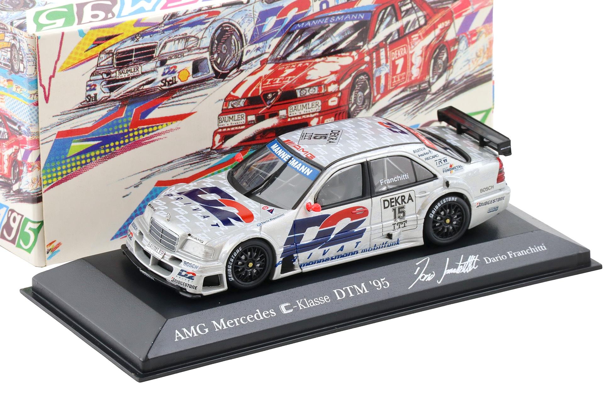 1:43 Minichamps AMG Mercedes C-Class DTM 1995 Team AMG #15 D.Franchitti