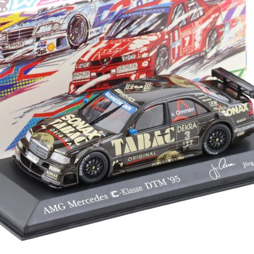 1:43 Minichamps AMG Mercedes C-Class DTM 1995 Team AMG #3 J.v.Ommen