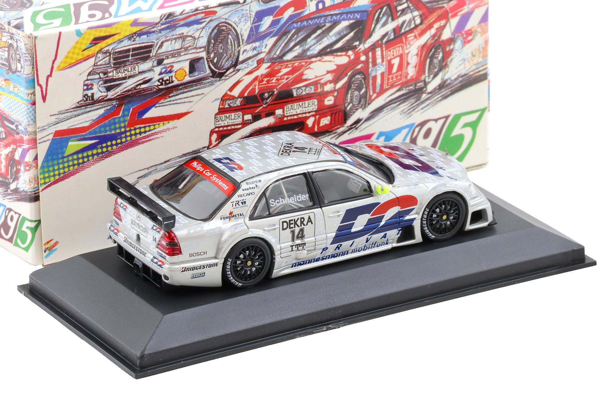 1:43 Minichamps AMG Mercedes C-Class DTM 1995 Team AMG #14 B.Schneider