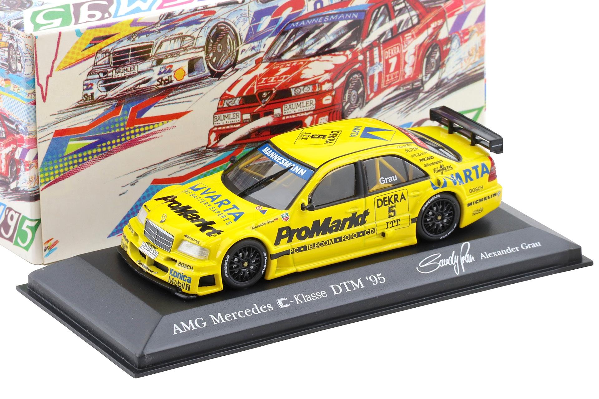 1:43 Minichamps AMG Mercedes C-Class DTM 1995 Team Zakspeed #5 S.Grau