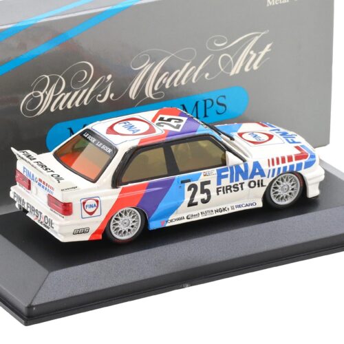 1:43 Minichamps BMW M3 E30 24h SPA 1st Place Schnitzer/ Fina #25
