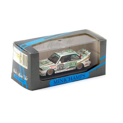1:43 Minichamps BMW M3 E30 Sport Evo Team Tauber Tic Tac #43 A.Berg
