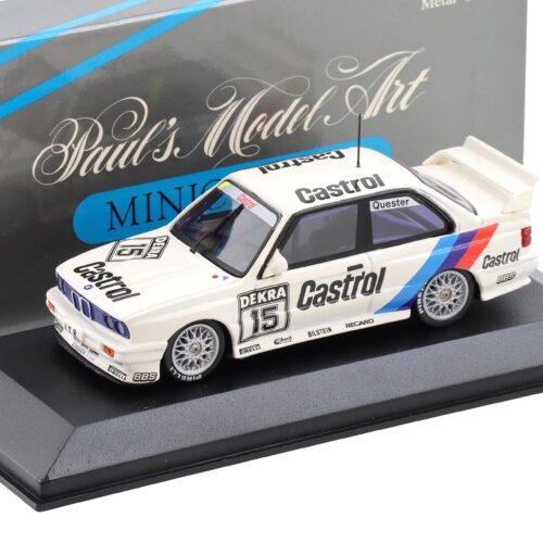 1:43 Minichamps BMW M3 E30 Sport Evo Team Linder #15 Quester Castrol