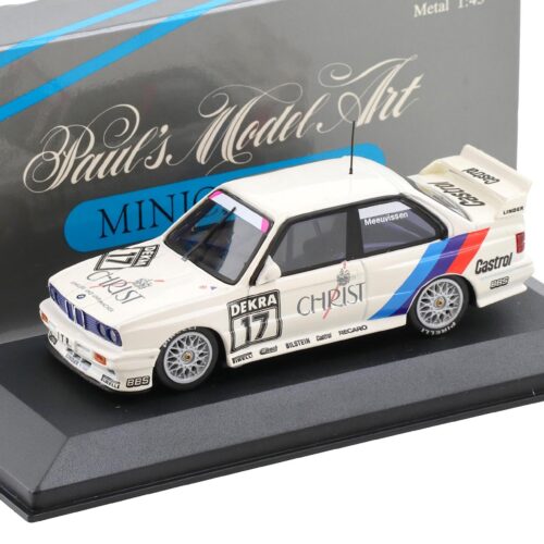 1:43 Minichamps BMW M3 E30 Sport Evo Team Linder #17 Meeuvissen Christ