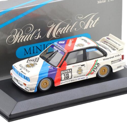 1:43 Minichamps BMW M3 E30 Team Zakspeed #18 Quester Warsteiner