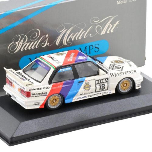 1:43 Minichamps BMW M3 E30 Team Zakspeed #18 Quester Warsteiner