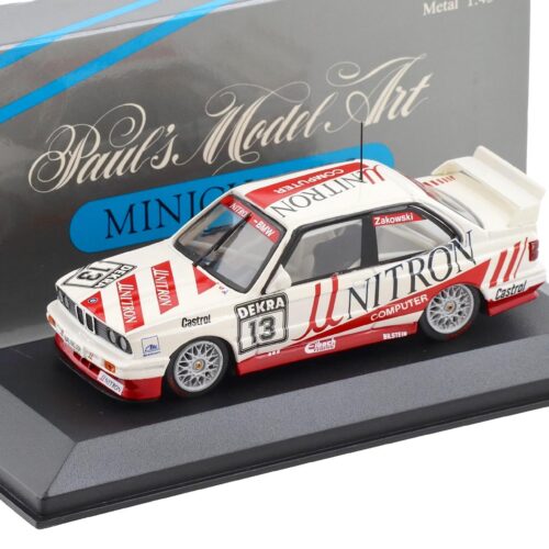 1:43 Minichamps BMW M3 E30 Sport Evo Team Unitron #13 Zakowski