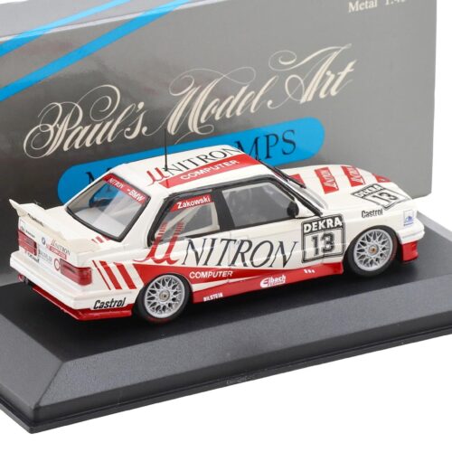 1:43 Minichamps BMW M3 E30 Sport Evo Team Unitron #13 Zakowski