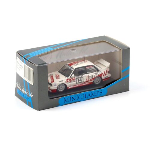1:43 Minichamps BMW M3 E30 Sport Evo Team Unitron #14 Kelleners
