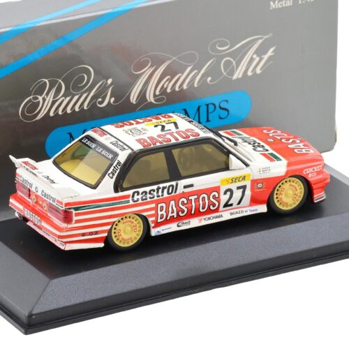 1:43 Minichamps BMW M3 E30 Bigazzi/ Bastos 24h SPA 4th Place #27 Bastos