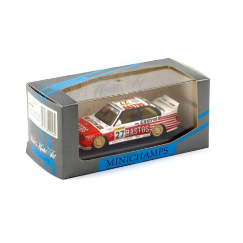 1:43 Minichamps BMW M3 E30 Bigazzi/ Bastos 24h SPA 4th Place #27 Bastos