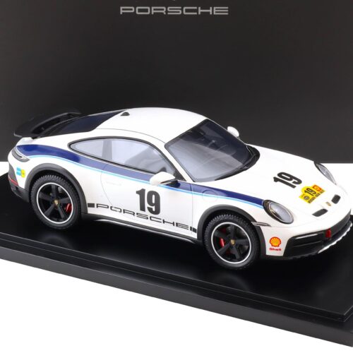 1:18 Spark Porsche 911 (992) Dakar Rallye 1974 Design Kühne & Nagel WAP DEALER