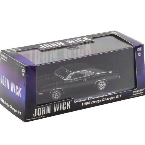 1:43 Greenlight 1968 Dodge Charger R/T Coupe black JOHN WICK