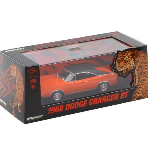 1:43 Greenlight 1968 Dodge Charger R/T Coupe Bengal Charger orange/ black