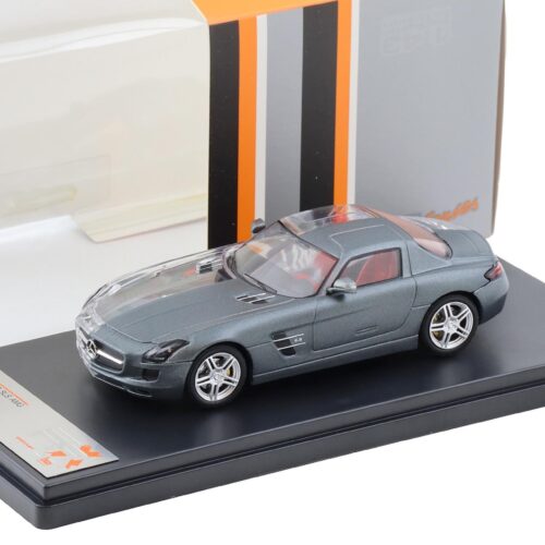 1:43 PremiumX Mercedes SLS AMG 2011 matt grey/ clear finish Limited Edition