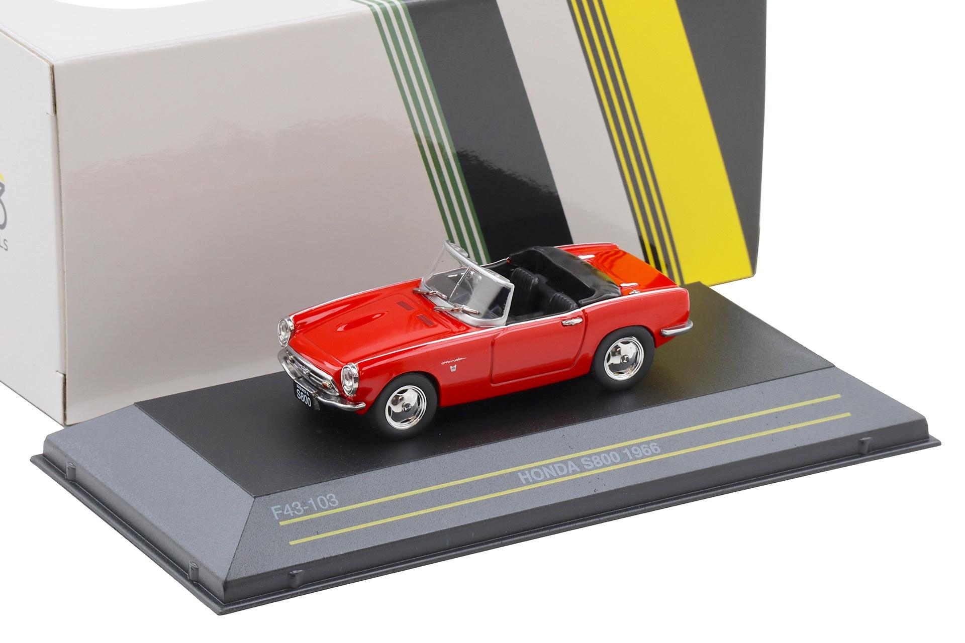 1:43 First43 Honda S800 open roof 1966 red