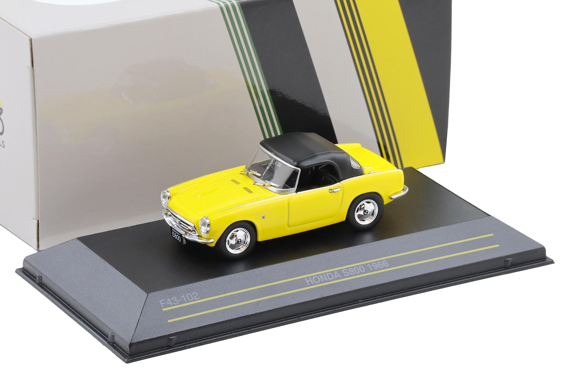 1:43 First43 Honda S800 closed roof 1966 yellow