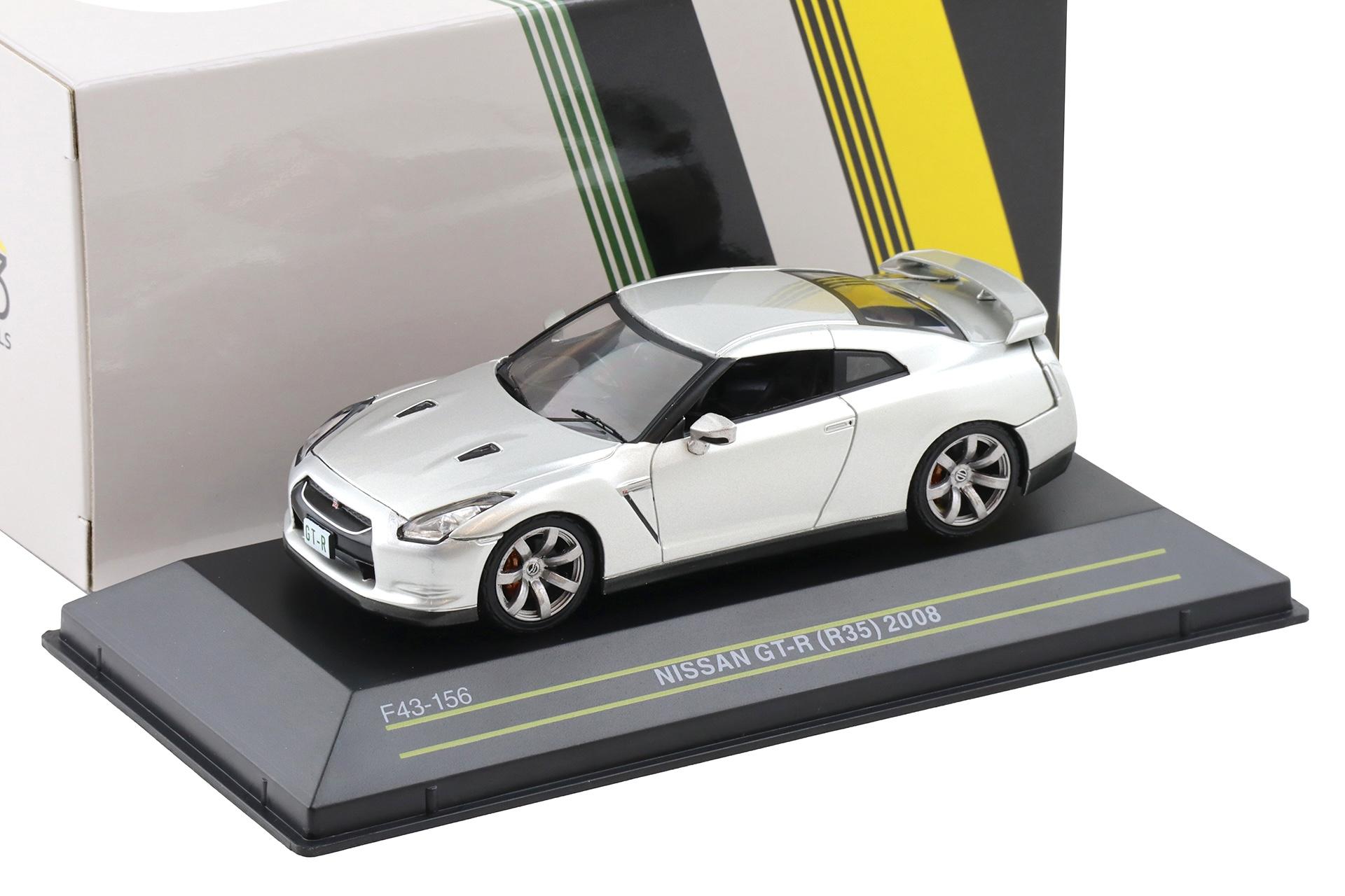 1:43 First43 Nissan GT-R R35 Coupe 2008 silver metallic