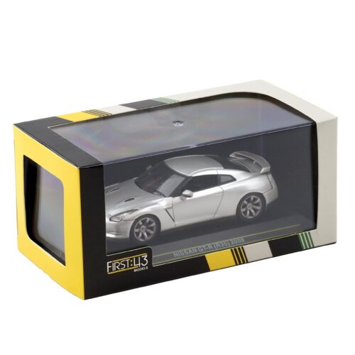 1:43 First43 Nissan GT-R R35 Coupe 2008 silver metallic