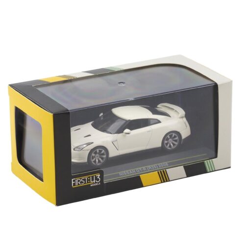 1:43 First43 Nissan GT-R R35 Coupe 2008 pearl white
