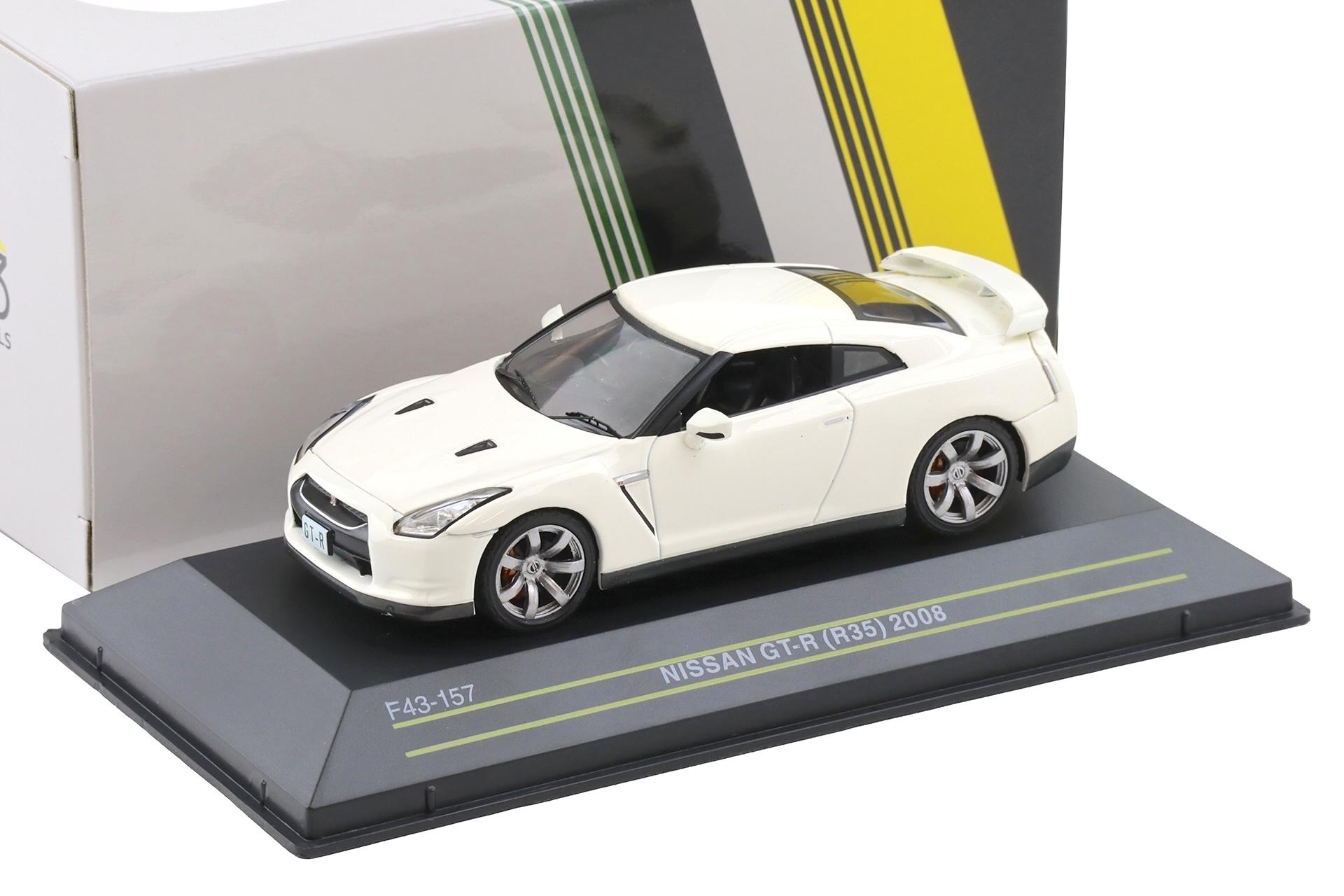 1:43 First43 Nissan GT-R R35 Coupe 2008 pearl white