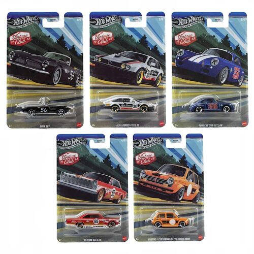 1:64 Hot Wheels 2026 Vintage Club Grand Prix Pack 5 pcs. 979J Ford, Honda