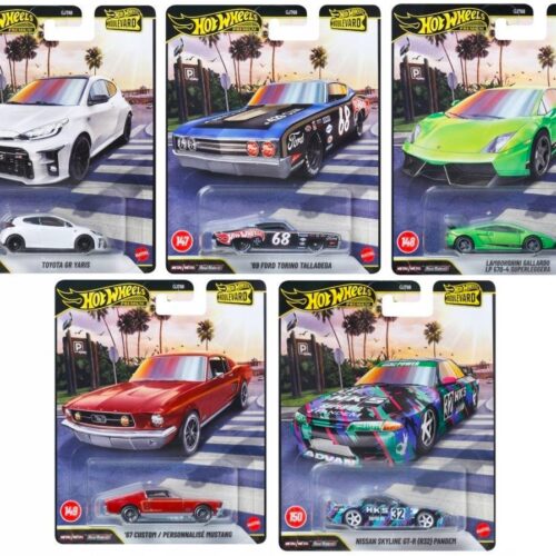 1:64 Hot Wheels Boulevard Series 2026 Car Culture Premium Pack 5 pcs. 978G Nissan, Lamborghini
