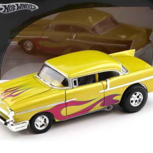 1:18 Hot Wheels 1957 Chevrolet Chevy Bel Air Custom Hot Rod Dragster