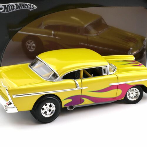1:18 Hot Wheels 1957 Chevrolet Chevy Bel Air Custom Hot Rod Dragster
