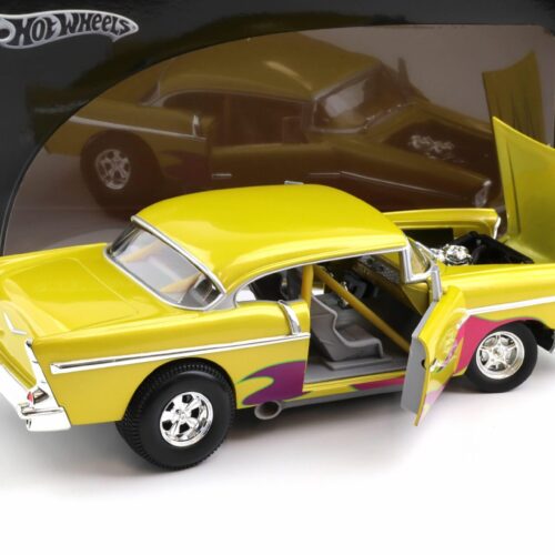 1:18 Hot Wheels 1957 Chevrolet Chevy Bel Air Custom Hot Rod Dragster