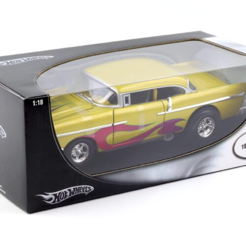 1:18 Hot Wheels 1957 Chevrolet Chevy Bel Air Custom Hot Rod Dragster