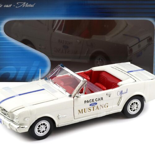 1:18 Solido 1964 Ford Mustang Convertible Pace Car white