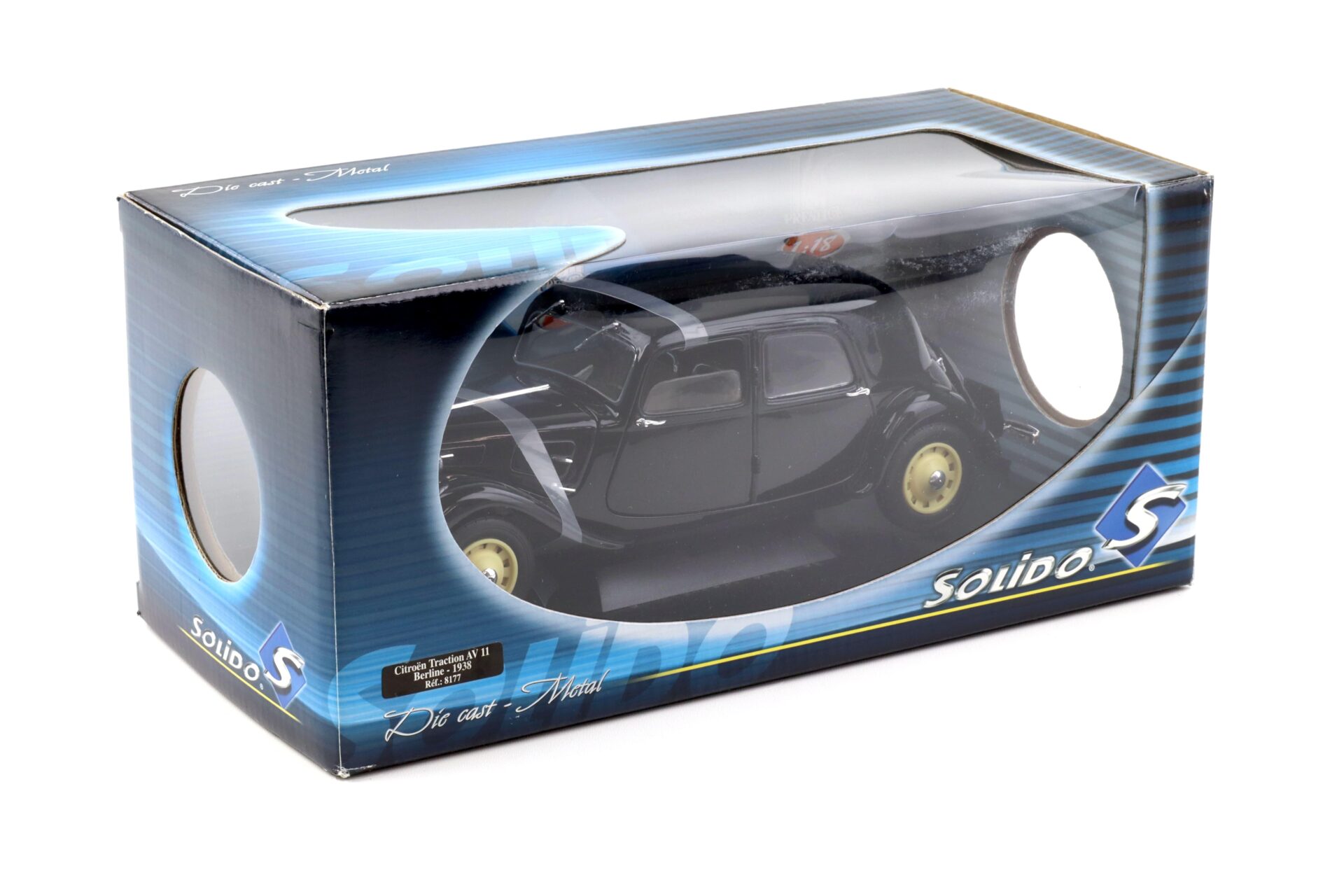 1:18 Solido Citroen Traction AV 11 Berline 1938 black