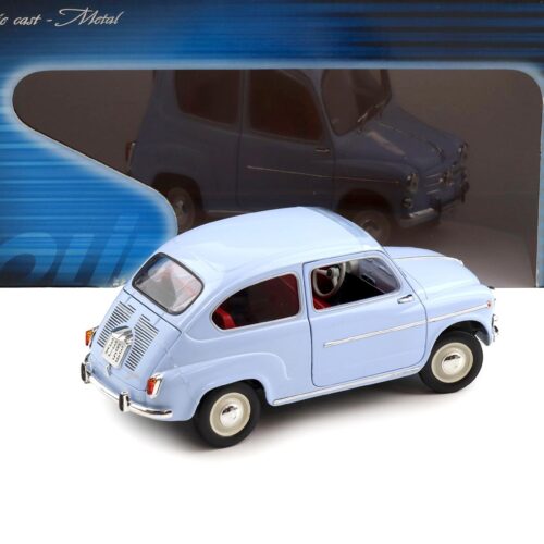 1:18 Solido Fiat 600 Berline 1963 light blue
