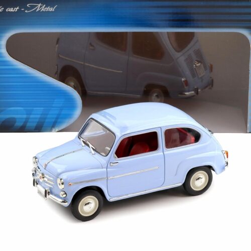 1:18 Solido Fiat 600 Berline 1963 light blue