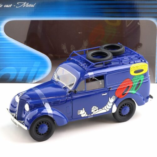 1:18 Solido Renault Juvaquatre 1952 Michelin dark blue